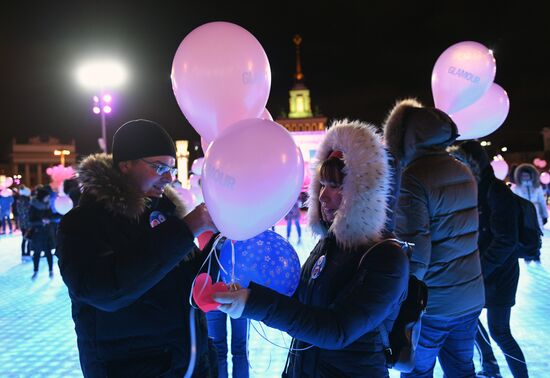 St. Valentine Day celebrations in Russian cities