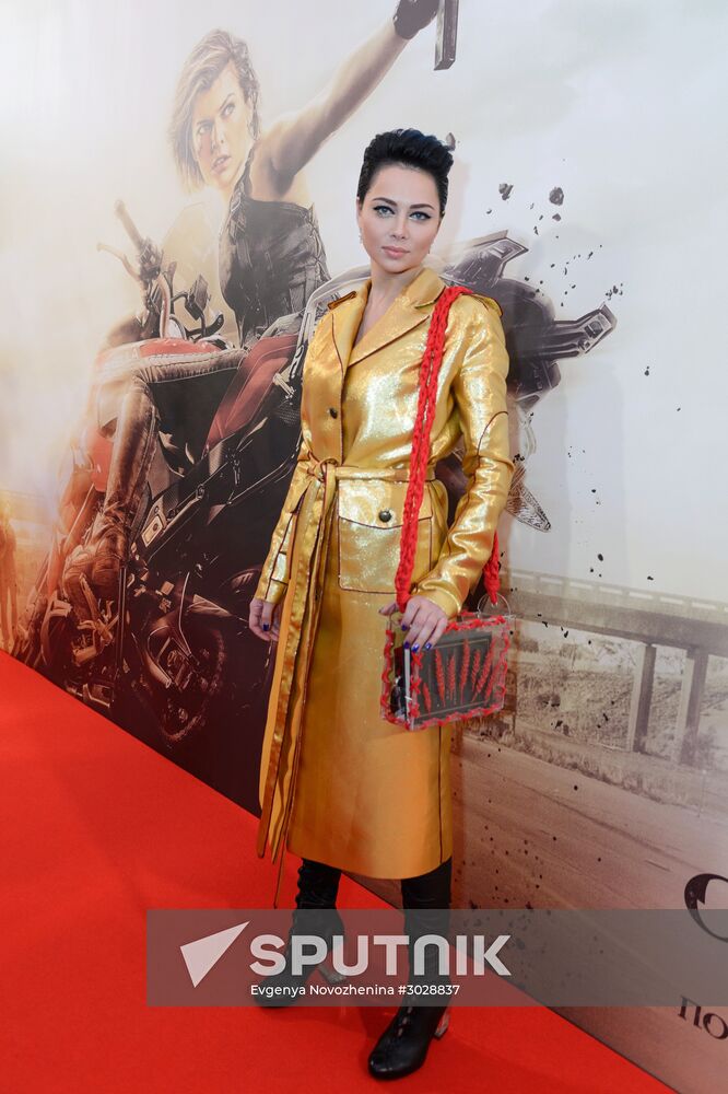 Premiere of "Resident Evil: The Final Chapter"