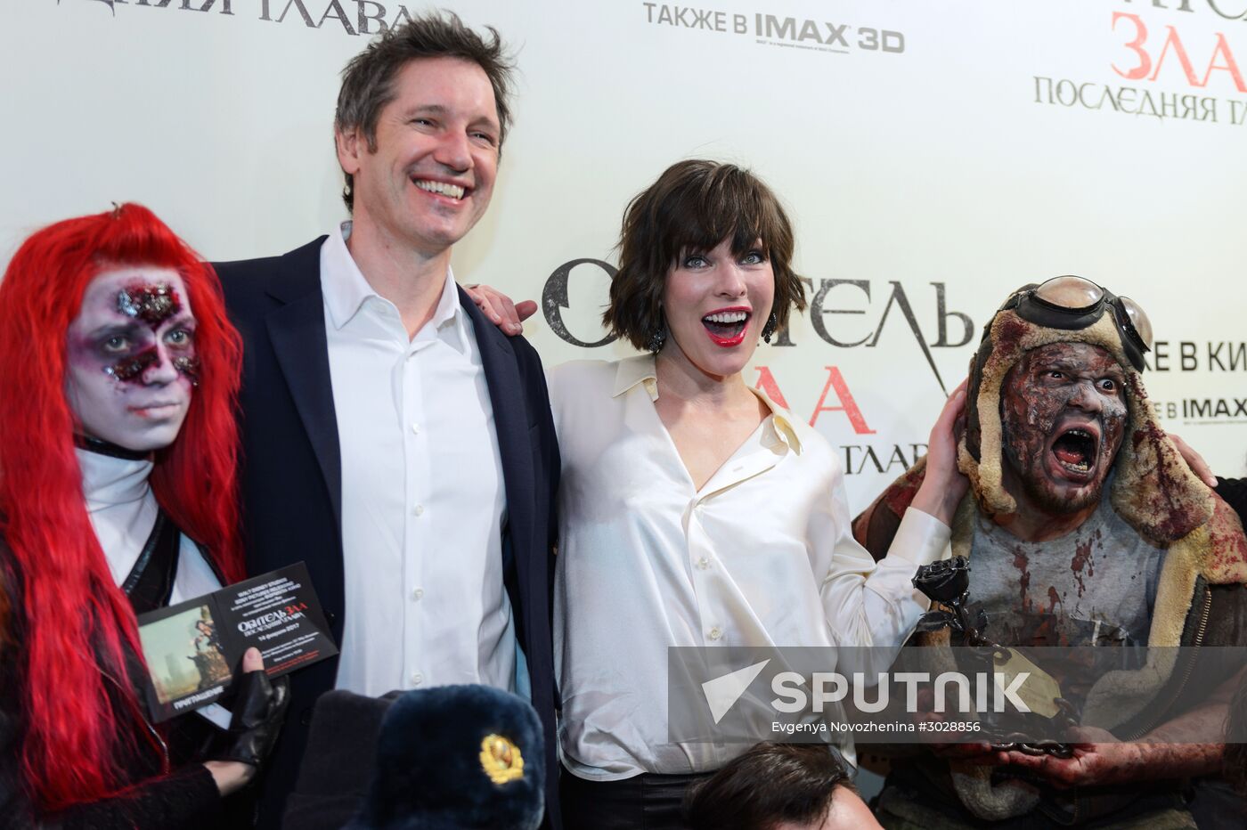 Premiere of "Resident Evil: The Final Chapter"
