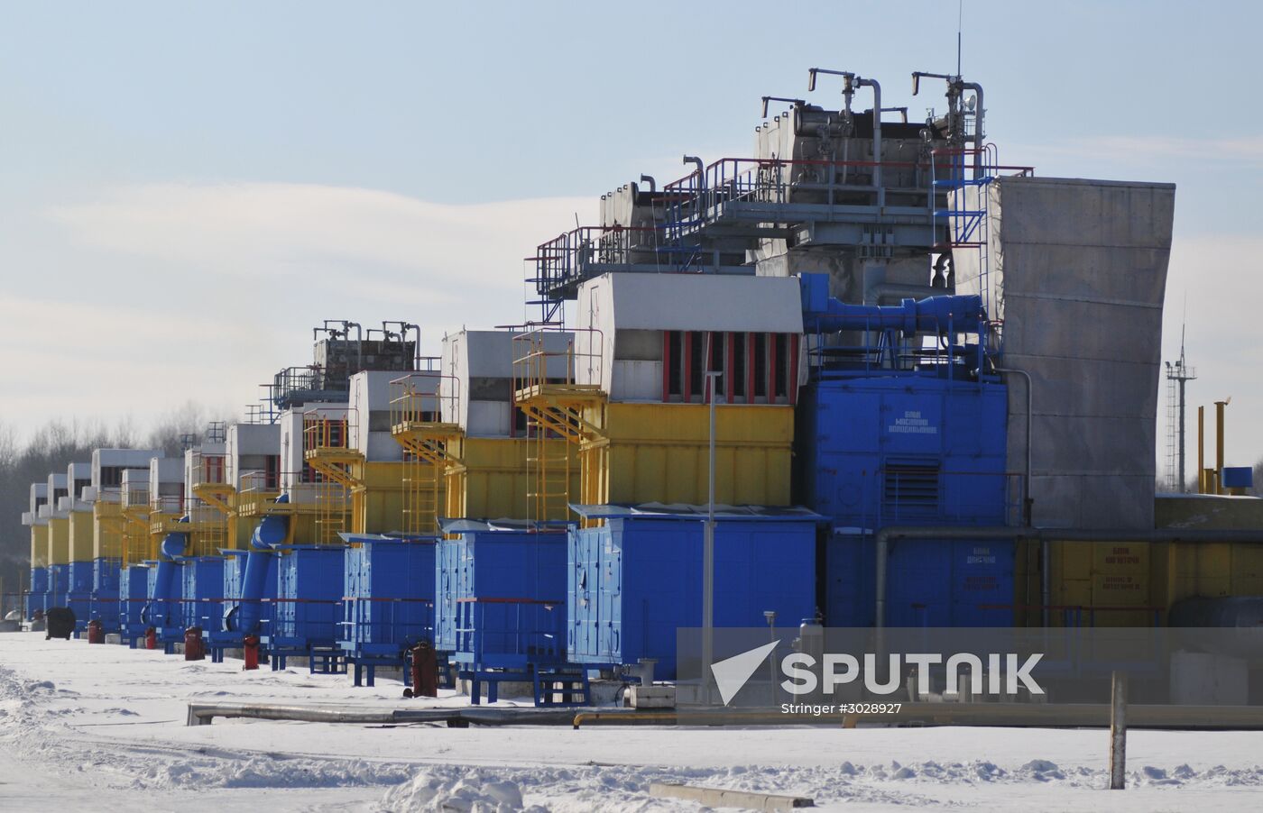 Bilche-Volytsko-Uherske underground gas storage facility in Ukraine