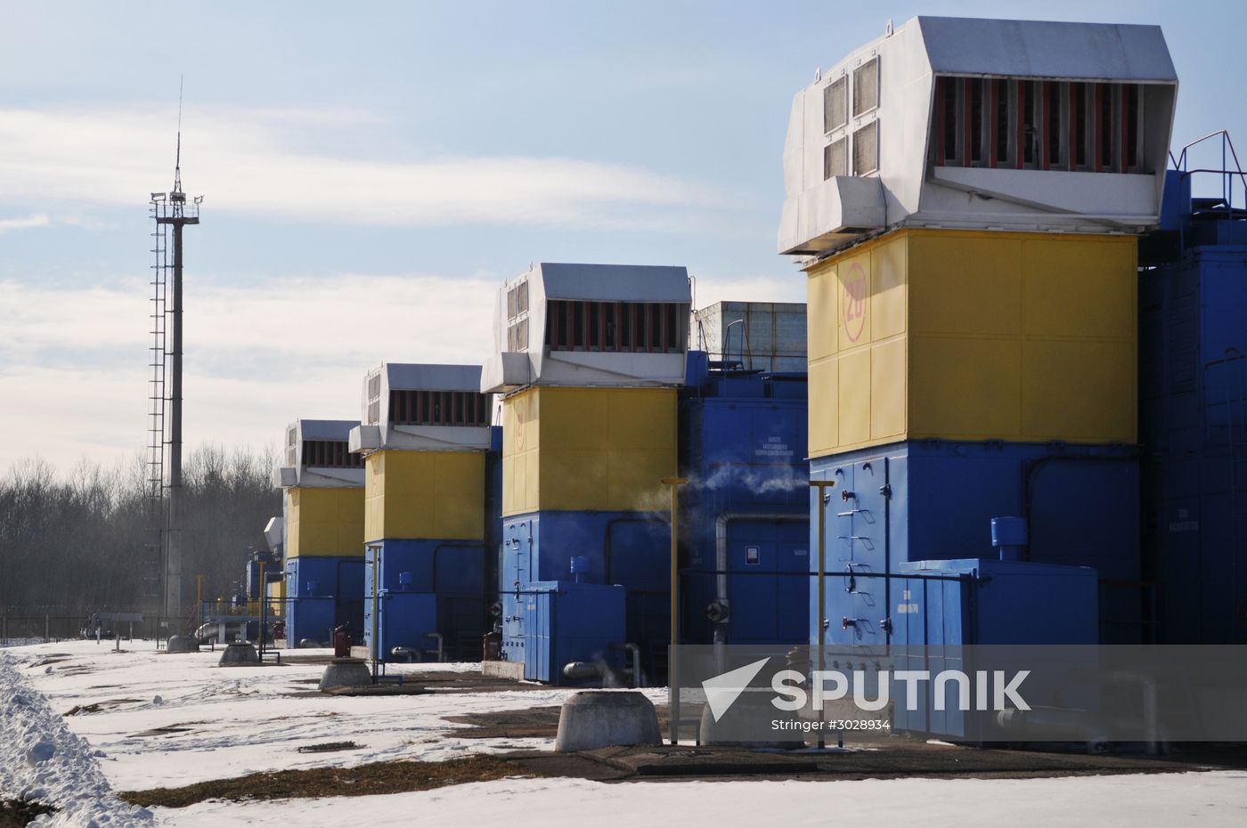 Bilche-Volytsko-Uherske underground gas storage facility in Ukraine