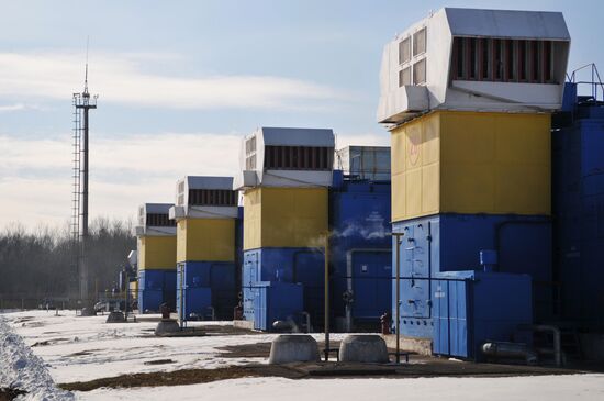 Bilche-Volytsko-Uherske underground gas storage facility in Ukraine