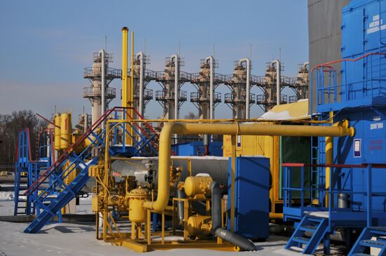 Bilche-Volytsko-Uherske underground gas storage facility in Ukraine