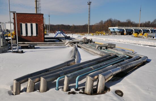 Bilche-Volytsko-Uherske underground gas storage facility in Ukraine