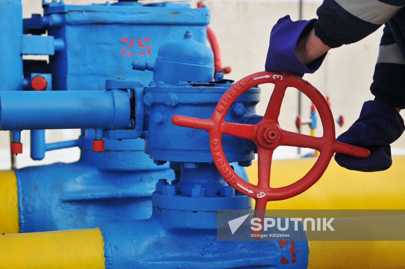 Nezhukhiv gas distribution station in Ukraine