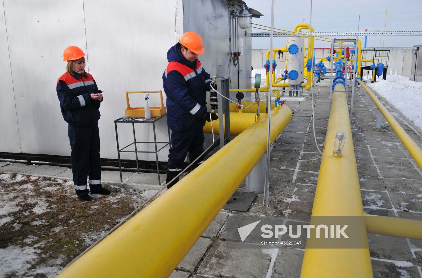 Nezhukhiv gas distribution station in Ukraine