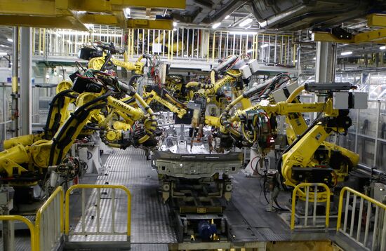 Updated Hyundai Solaris cars manufactured in Leningrad Region