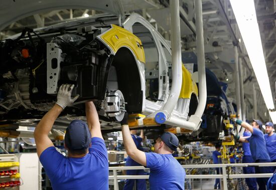 Updated Hyundai Solaris cars manufactured in Leningrad Region