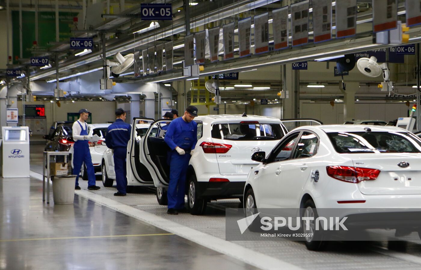 Updated Hyundai Solaris cars manufactured in Leningrad Region