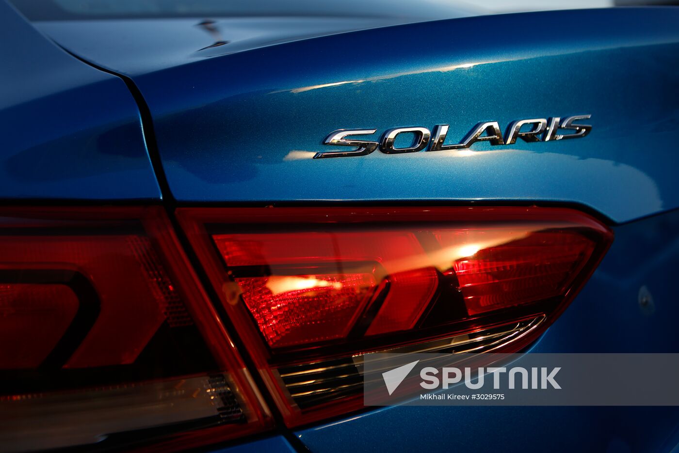 Updated Hyundai Solaris cars manufactured in Leningrad Region