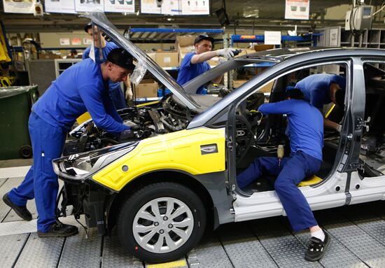 Updated Hyundai Solaris cars manufactured in Leningrad Region