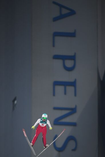 Ski jumping. World Cup stage. Women