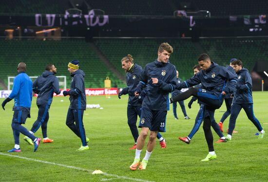 UEFA Europa League. FC Fenerbahce holds training session