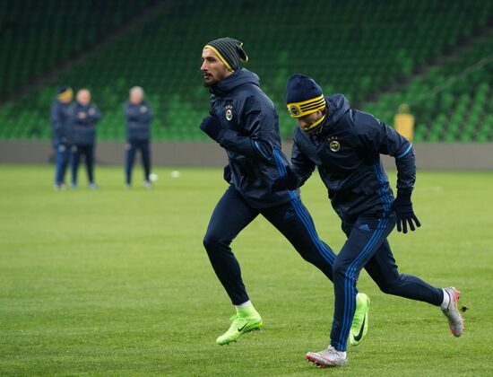UEFA Europa League. FC Fenerbahce holds training session