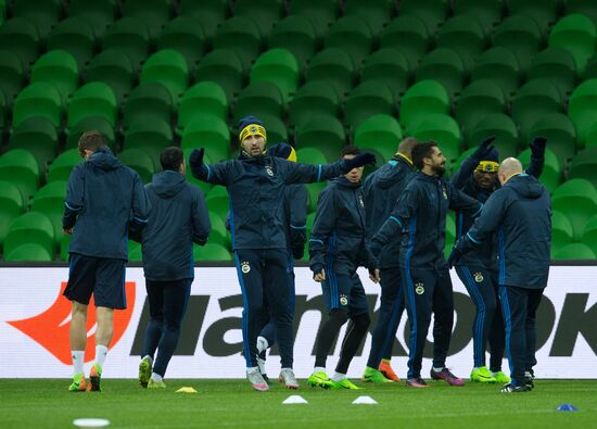 UEFA Europa League. FC Fenerbahce holds training session