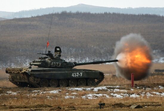 Tank Biathlon and Suvorov Attack all-army contests in Primorye Territory