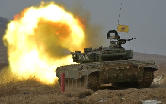 Tank Biathlon and Suvorov Attack all-army contests in Primorye Territory