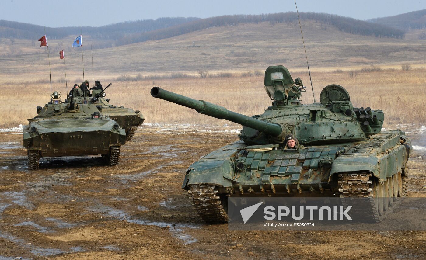 Tank biathlon and Suvorov Attack all-army contests in Primorsky Krai