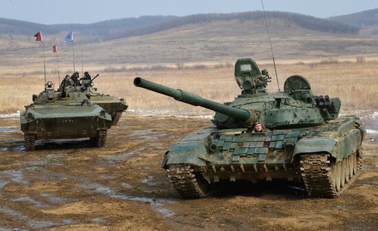 Tank biathlon and Suvorov Attack all-army contests in Primorsky Krai