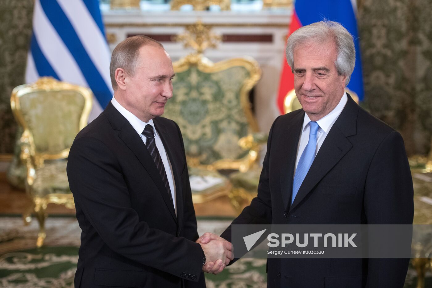 President Putin meets with President of Uruguay Tabare Vazquez