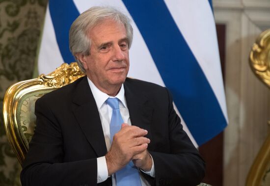 President Putin meets with President of Uruguay Tabare Vazquez