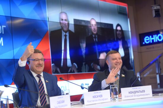 Moscow - Damascus - Astana video link on Interparliamentary dialogue on Syria's peaceful future