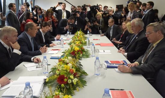 Russian Foreign Minister Lavrov at meeting of G20 foreign ministers