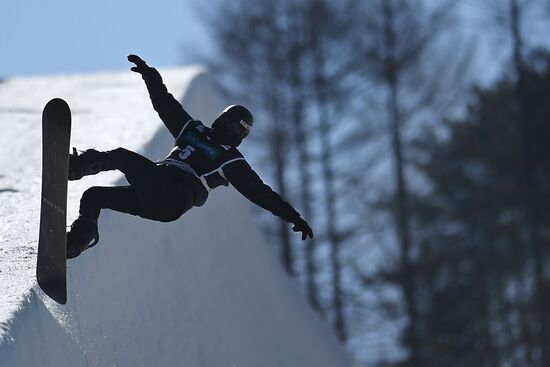 Snowboarding. Men. Halfpipe. Qualification