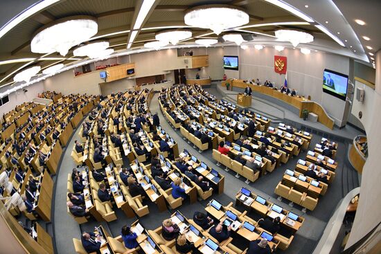 State Duma plenary meeting