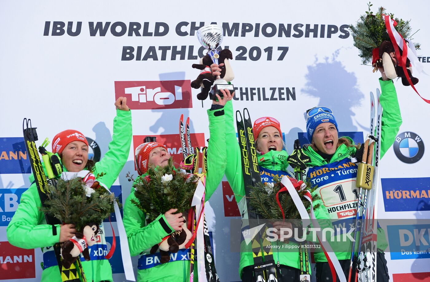 IBU World Championships. Women's relay