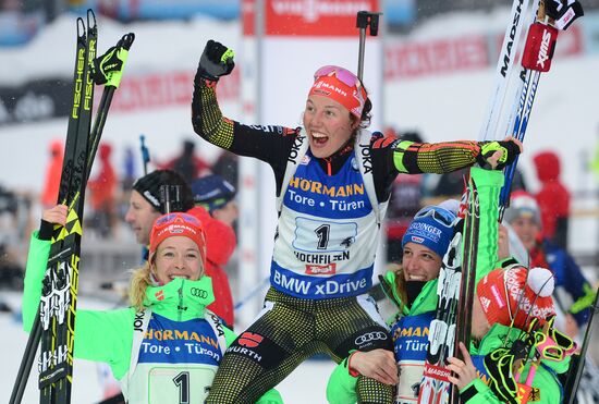 IBU World Championships. Women's relay