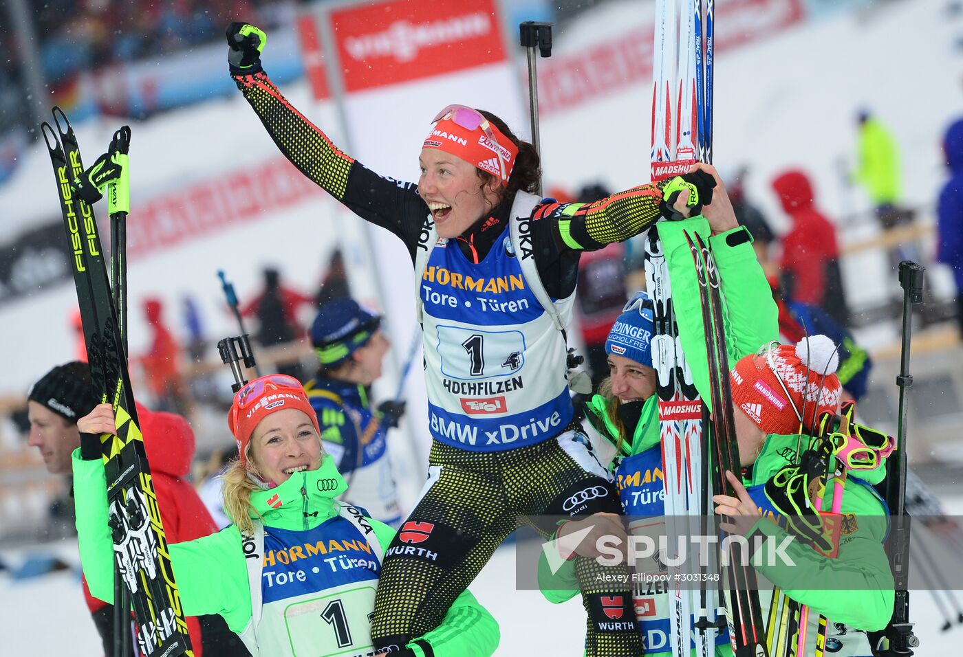 IBU World Championships. Women's relay