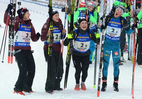 IBU World Championships. Women's relay