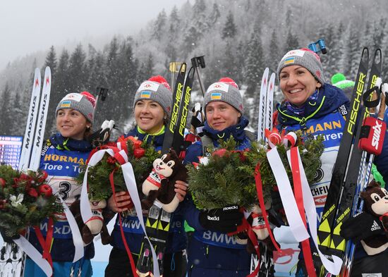 IBU World Championships. Women's relay