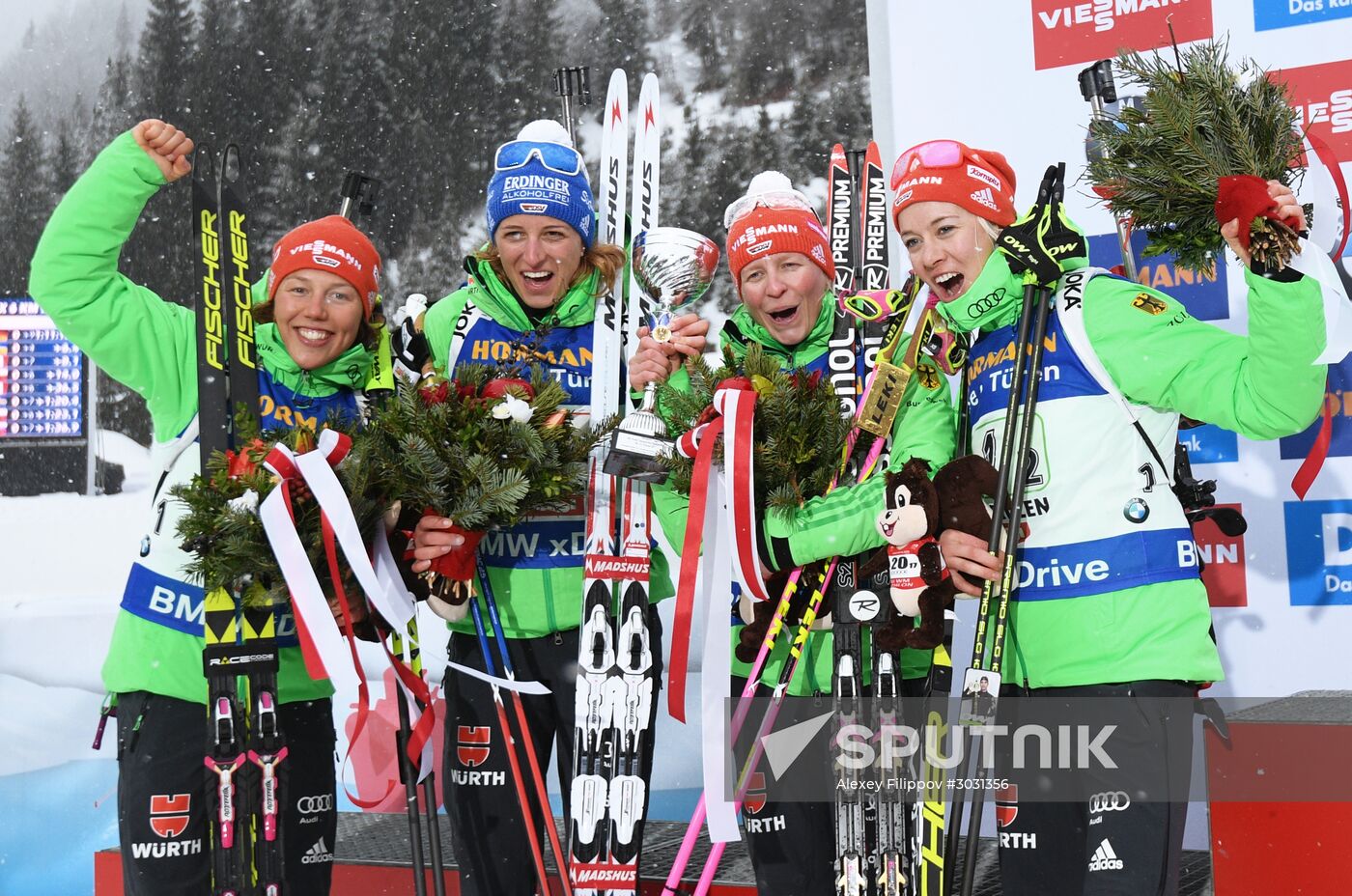 IBU World Championships. Women's relay