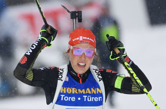 IBU World Championships. Women's relay