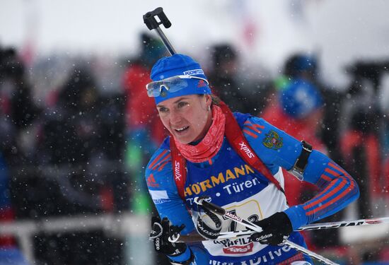 IBU World Championships. Women's relay