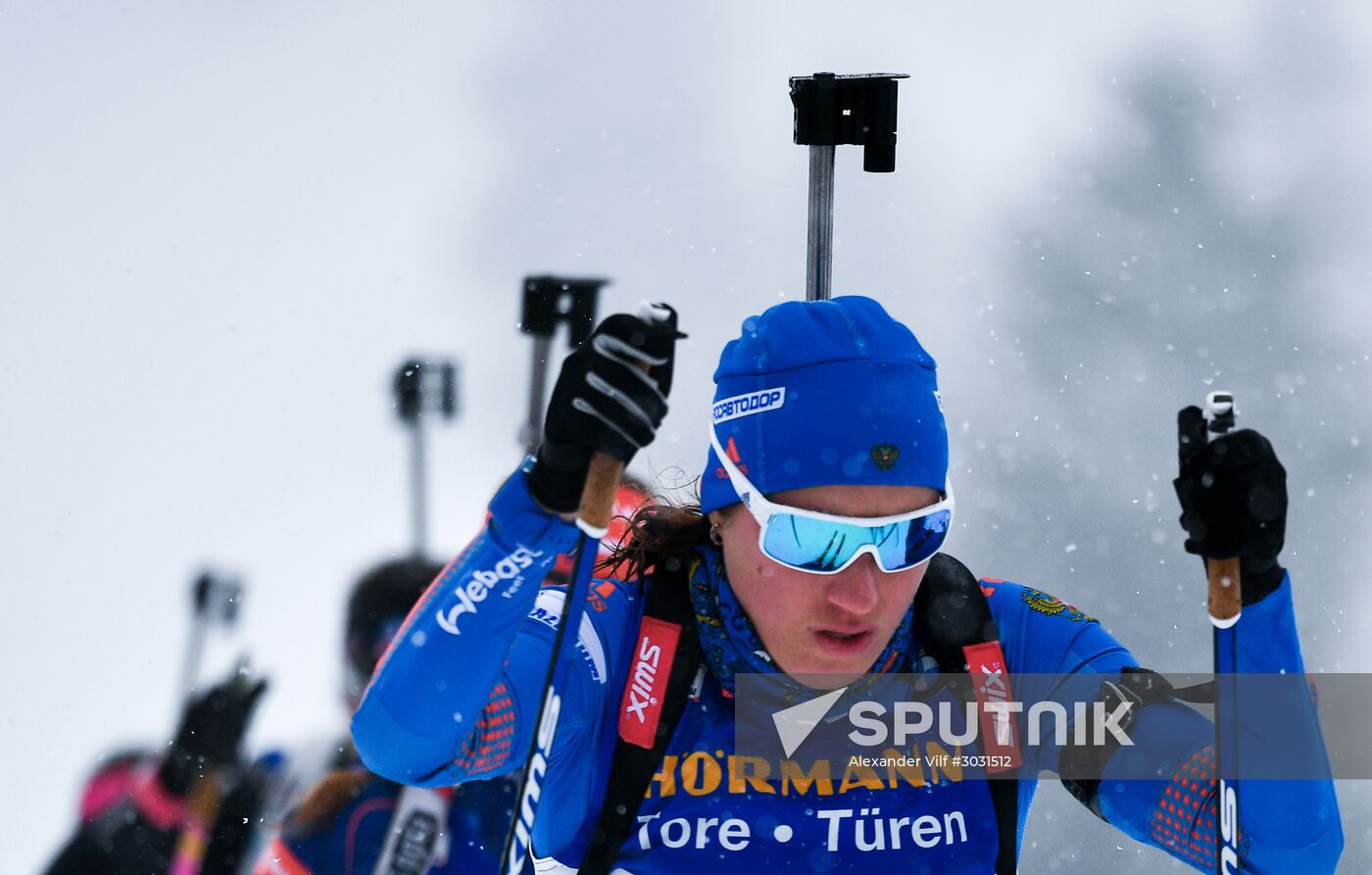 IBU World Championships. Women's relay