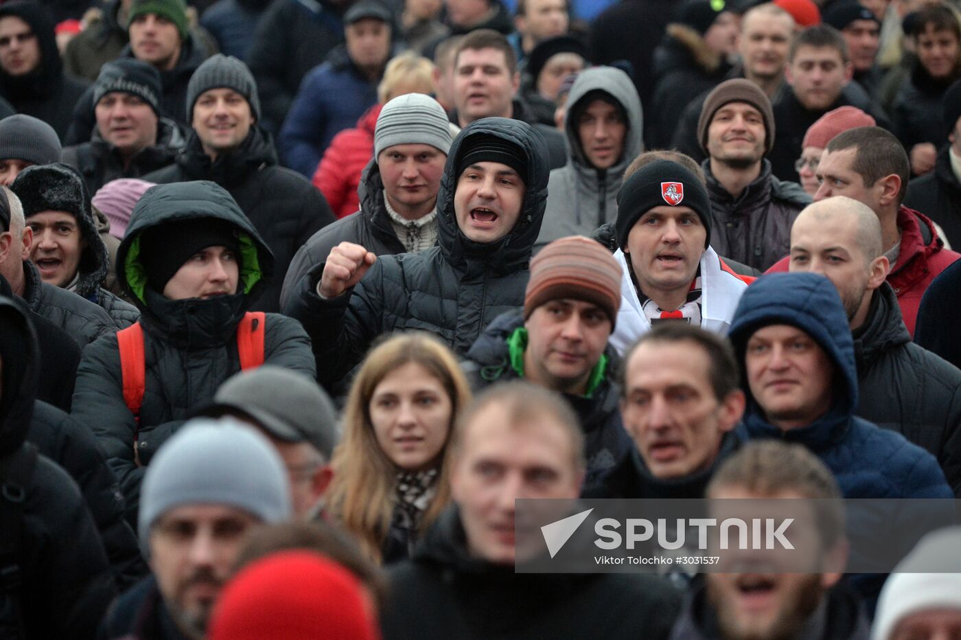 Rally against "decree on social parasites" in Minsk