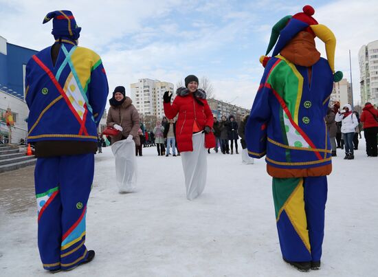"Pancake & Cheese Fun" Shrovetide festiicties in Belgorod