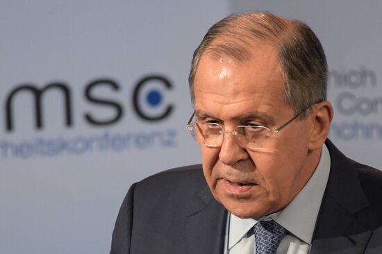Russian Foreign Minister Sergei Lavrov attends 53rd Munich Security Conference