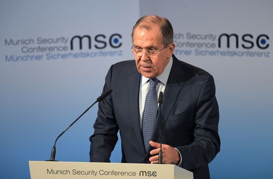 Russian Foreign Minister Sergei Lavrov attends 53rd Munich Security Conference