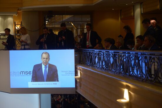 Russian Foreign Minister Sergei Lavrov attends 53rd Munich Security Conference