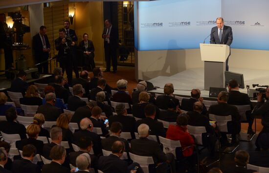 Russian Foreign Minister Sergei Lavrov attends 53rd Munich Security Conference
