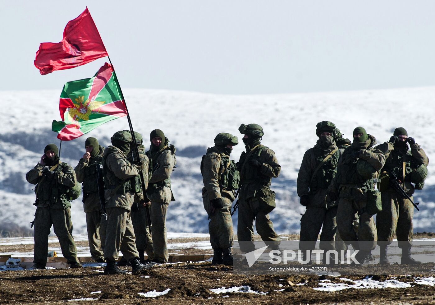 Exhibition performances by soldiers of Black Sea Fleet devoted to Defender of the Fatherland Day