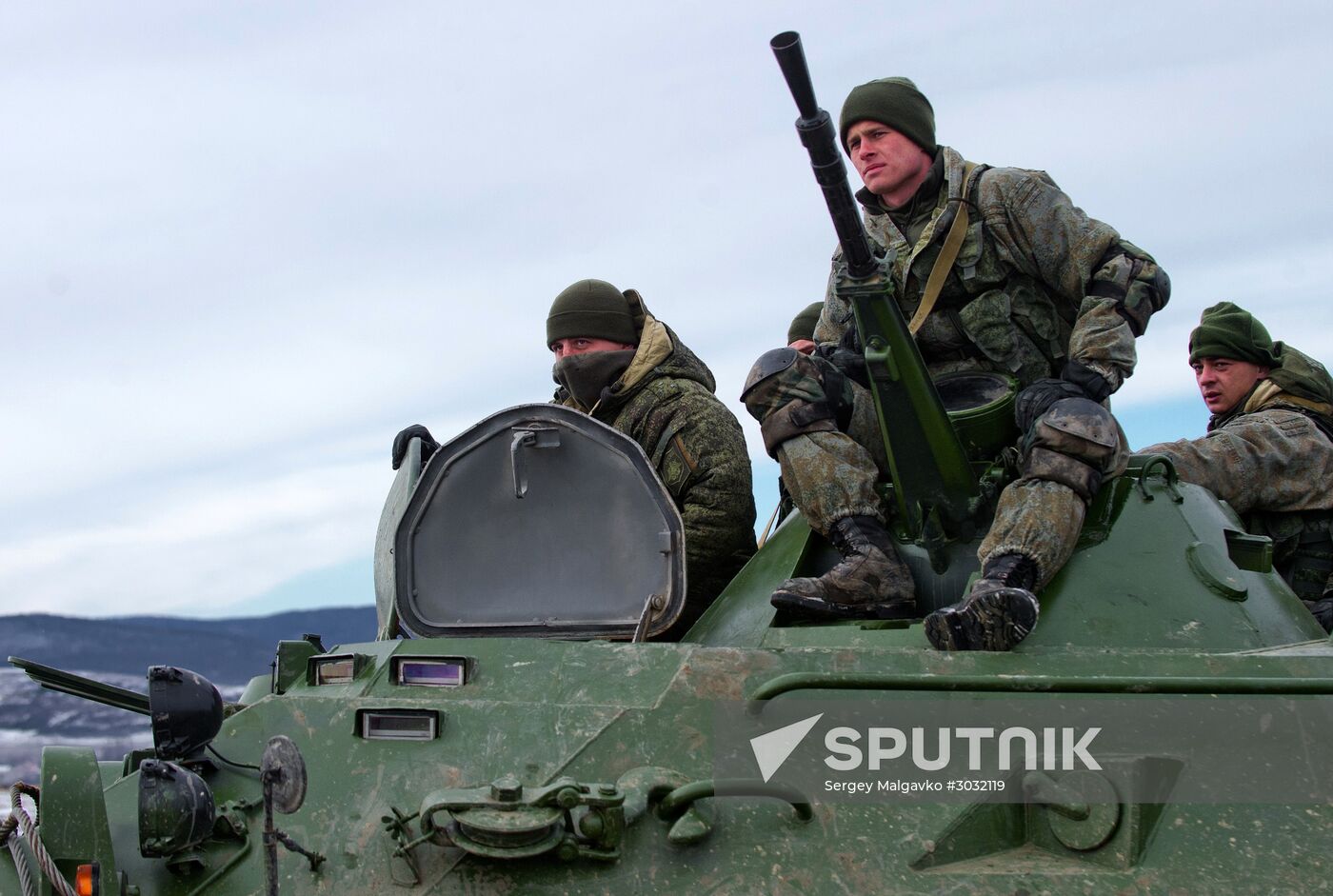 Exhibition performances by soldiers of Black Sea Fleet devoted to Defender of the Fatherland Day