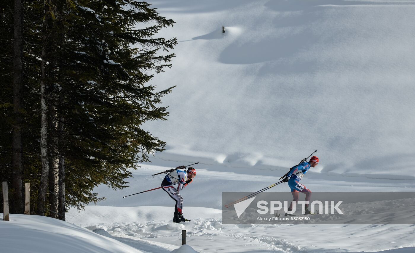 IBU World Championships. Men's relay