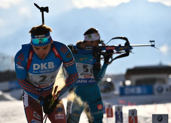 Biathlon World Championships. Men's relay