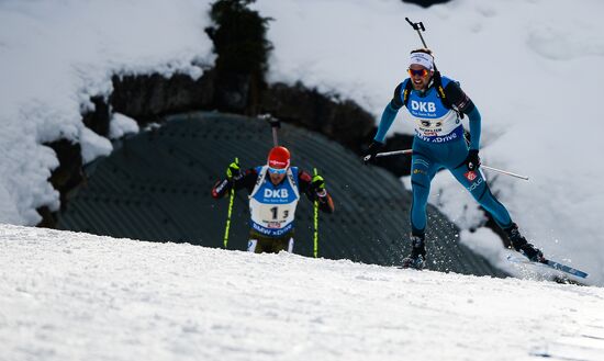 Biathlon World Championships. Men's relay