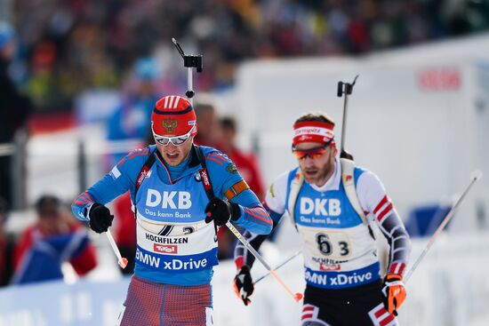 Biathlon World Championships. Men's relay